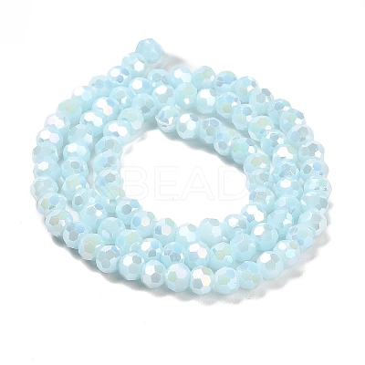 Opaque Glass Beads Stands EGLA-A035-P4mm-B10-1