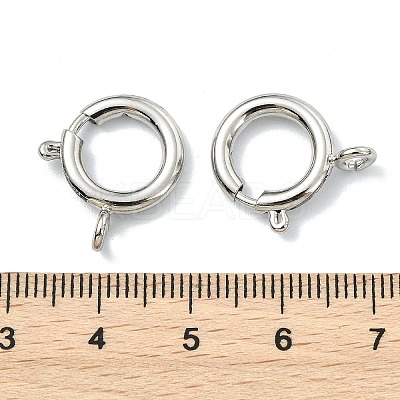 SHEGRACE Brass Spring Ring Clasps XGRPCN018-224P-1