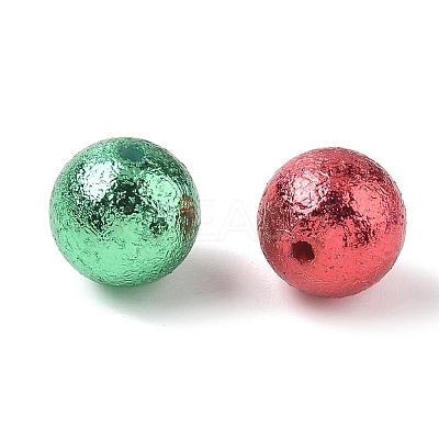 Christmas Textured Opaque Acrylic Beads AC-CBAC6DF-03-1