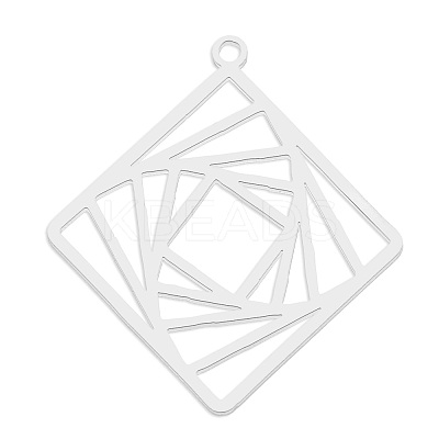 Non-Tarnish 201 Stainless Steel Pendants STAS-S105-LA808-1-1