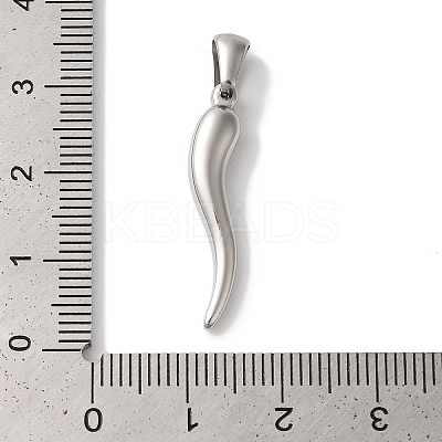 Non-Tarnish 304 Stainless Steel Pendants STAS-Z075-14P-1