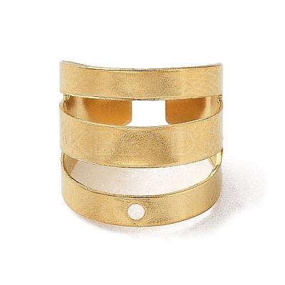 304 Stainless Steel Ear Cuff Findings LS-STAS-Q305-01E-G-1