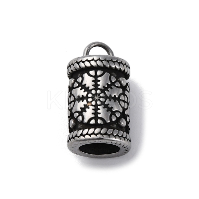 304 Stainless Steel Pendants STAS-D301-08AS-04-1