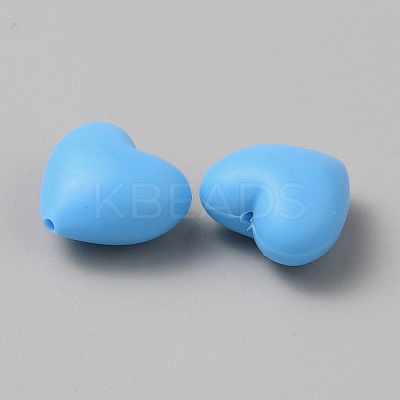 Heart Silicone Focal Beads LS-SIL-CJC0001-10A-1