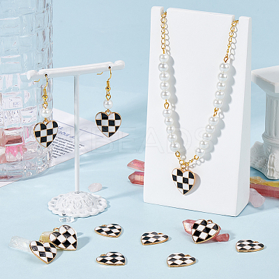 30Pcs Alloy Enamel Pendants ENAM-SC0006-26A-RS-1