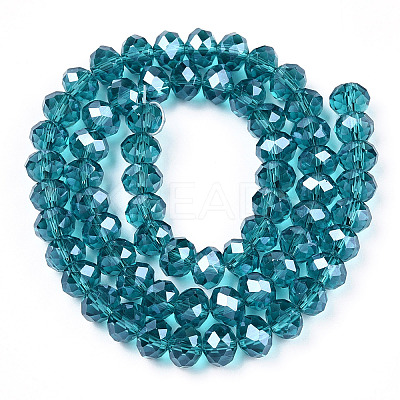 Electroplate Glass Beads Strands LS-EGLA-A034-T10mm-A33-1