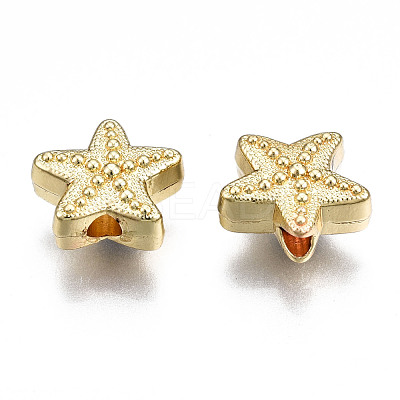 Rack Plating Alloy Beads PALLOY-T077-140LG-RS-1