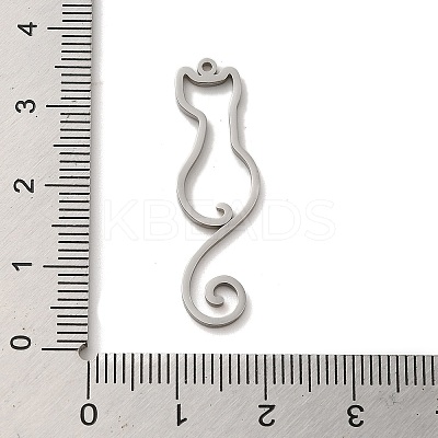 Non-Tarnish 304 Stainless Steel Pendants STAS-O005-09P-1