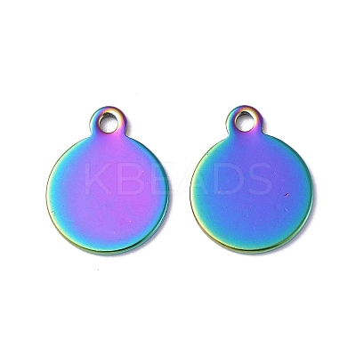 Ion Plating(IP) 304 Stainless Steel Charms STAS-C066-27M-1