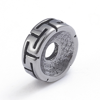 Retro 304 Stainless Steel Spacer Beads LS-STAS-L243-040AS-1