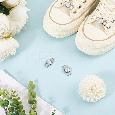 Alloy & Resin Shoelace Charms FIND-CP0002-94A-1