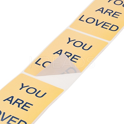 200Pcs Thank You Theme Stickers Roll DIY-M070-01E-1