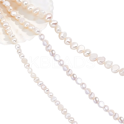 3 Strands 3 Styles Natural Cultured Freshwater Pearl Beads Strands PEAR-NB0001-83-1