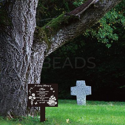 Acrylic Garden Stake AJEW-WH0366-002-1