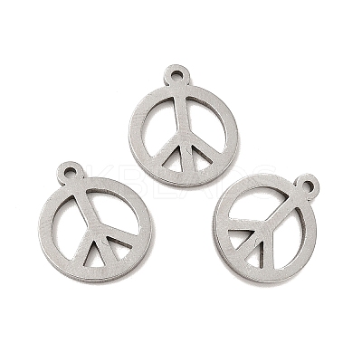 Non-Tarnish 201 Stainless Steel Pendants STAS-P312-04P-1