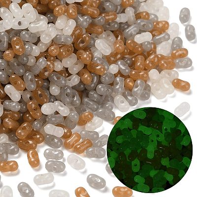 Luminous Transparent Acrylic Beads LACR-D009-01K-1