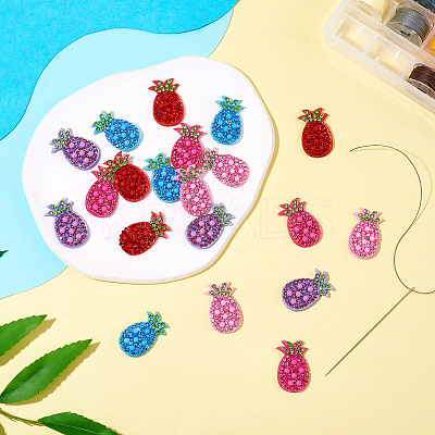 20Pcs 5 Colors Rhinestone Patches PATC-TA0001-07A-1