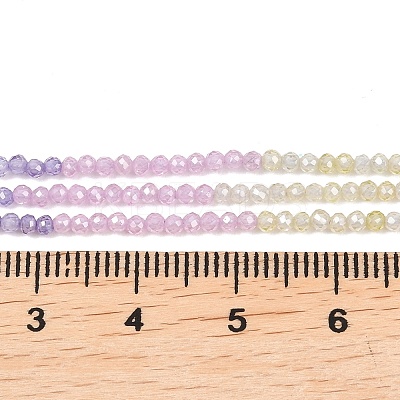 Cubic Zirconia Beads Strands ZIRC-P125-2mm-02-1