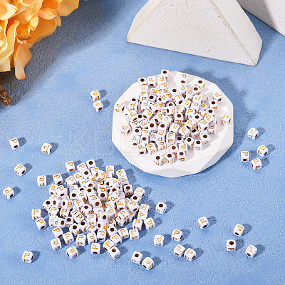 Opaque Acrylic Beads MACR-TAG0001-07P-1