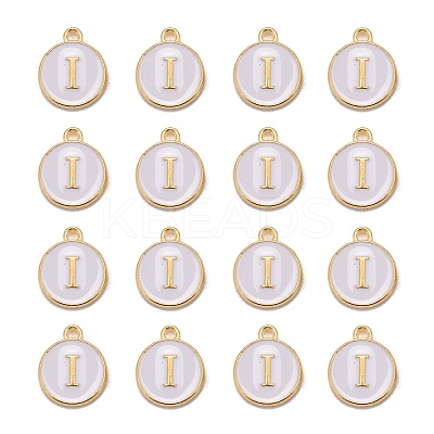 Golden Plated Alloy Charms LS-ENAM-S118-01I-1