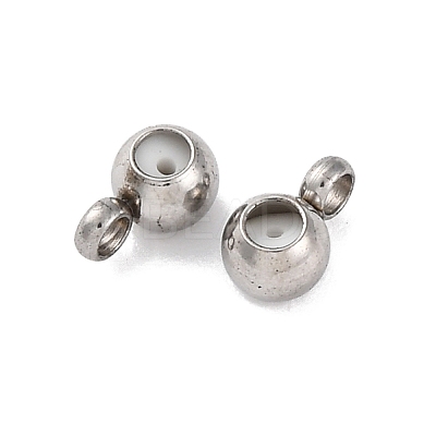 202 Stainless Steel Beads STAS-S151-02P-D-1