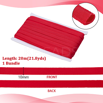 Solid-colored Hollow Out Polycotton Ribbons OCOR-WH0101-234A-1
