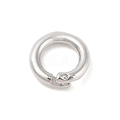 Brass Locking Jump Rings KK-S369-01P-02-1