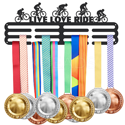 Fashion Iron Medal Hanger Holder Display Wall Rack ODIS-WH0021-227-1