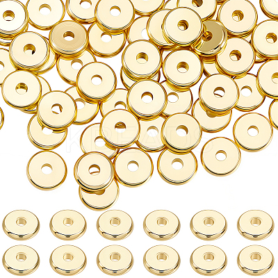 Brass Beads KK-BBC0021-17F-1