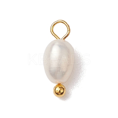 Natural Freshwater Pearl Potato Charms PALLOY-JF03202-01-1