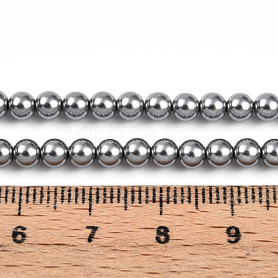 Baking Paint Pearlized Glass Pearl Bead Strands HY-N002-4mm-A01-1