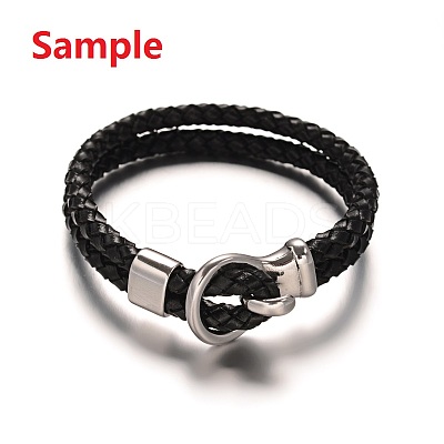 Non-Tarnish 304 Stainless Steel Hook Clasps STAS-E133-092P-1
