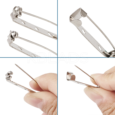 Iron Brooch Findings IFIN-TA0001-24-1