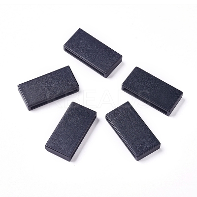 Plastic Keeper Belt Loop Square Loop Buckles LS-KY-WH0002-02-1