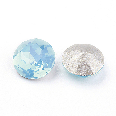 Pointed Back & Back Plated K9 Glass Rhinestone Cabochons RGLA-J012-10mm-105-1