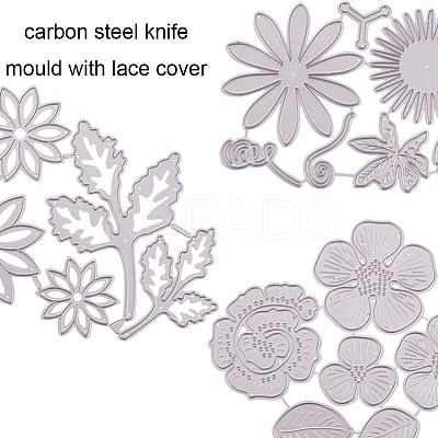 Carbon Steel Cutting Dies Stencils DIY-SC0008-98-1