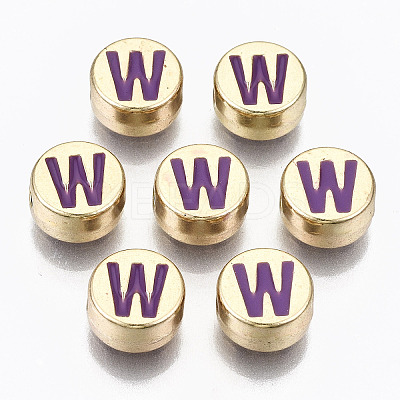 Alloy Enamel Beads LS-X-ENAM-S122-029W-RS-1
