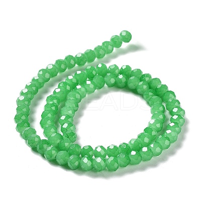 Baking Paint Imitation Jade Glass Bead Strands DGLA-A034-J10mm-A10-1