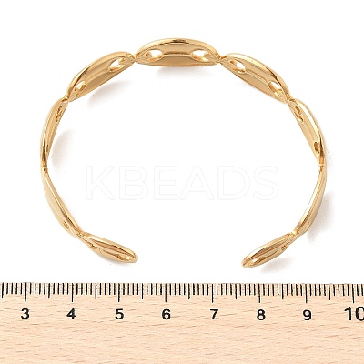 304 Stainless Steel Cuff Bangles for Women BJEW-B120-04G-01-1