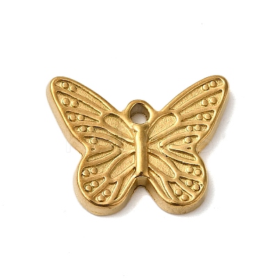 Ion Plating(IP) 304 Stainless Steel Charms STAS-N103-25G-1