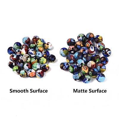 Handmade Millefiori Glass Lampwork Round Beads LA-N001-01A-12MM-1
