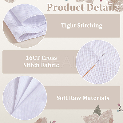 Cotton Cross-stitch Cloth DIY-WH0888-788-1