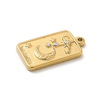 304 Stainless Steel Pendants STAS-I322-39G-02-1