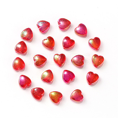 100Pcs Eco-Friendly Transparent Acrylic Beads TACR-YW0001-07A-1