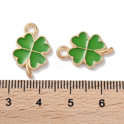 Alloy Enamel Pendants ENAM-O001-03D-G-1