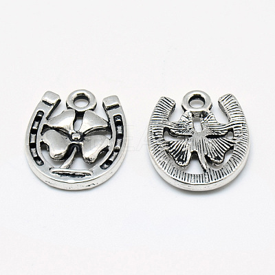 Tibetan Style Alloy Pendants LS-TIBE-S301-018AS-RS-1