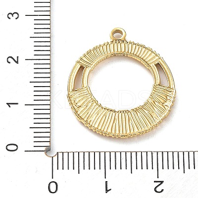 Ion Plating(IP) 304 Stainless Steel Pendants STAS-M323-36G-1