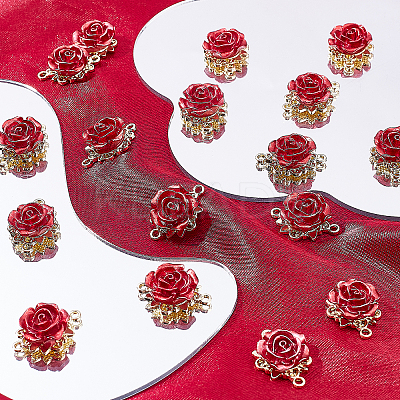 Valentine's Day Rack Plating Alloy Links Connectors KY-SC0001-59-1