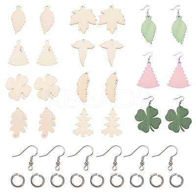 DIY Dangle Earring Making DIY-TA0002-58P-1
