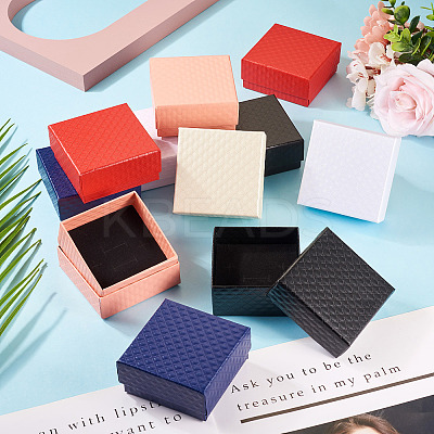 Rhombus Textured Cardboard Gift Storage Boxes CON-TAC0010-03B-02-1
